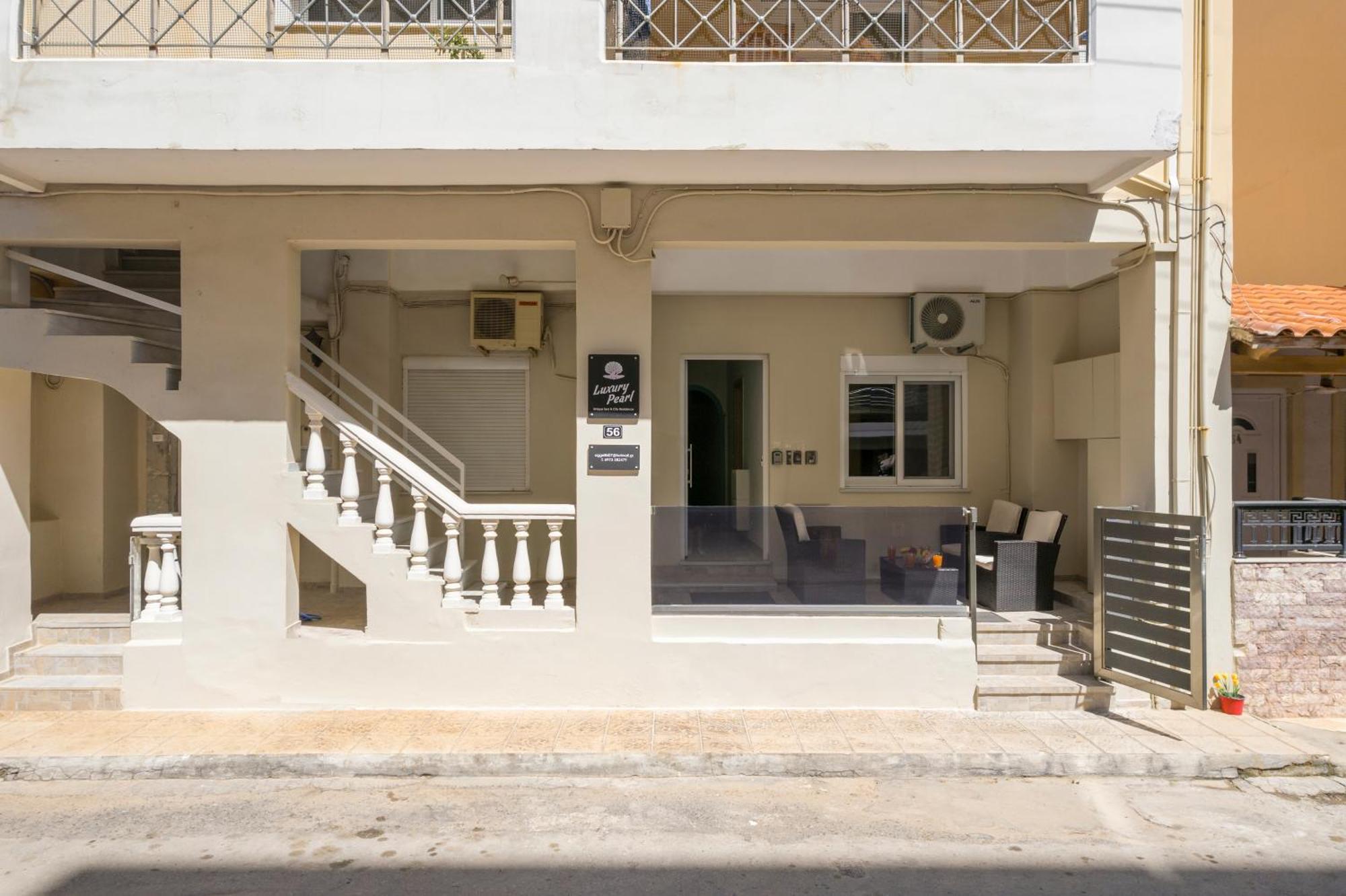 Luxury Pearl, Steps To The Beach Chania  Exterior foto